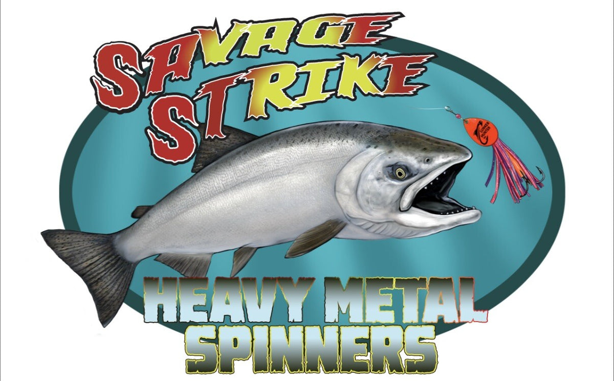 Heavy Metal Steelhead Salmon Casting Spinner Size 4 - Copper Blade