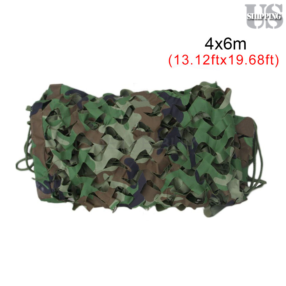 Military Camouflage Netting for Hunting Camping and Army Woodland Cover