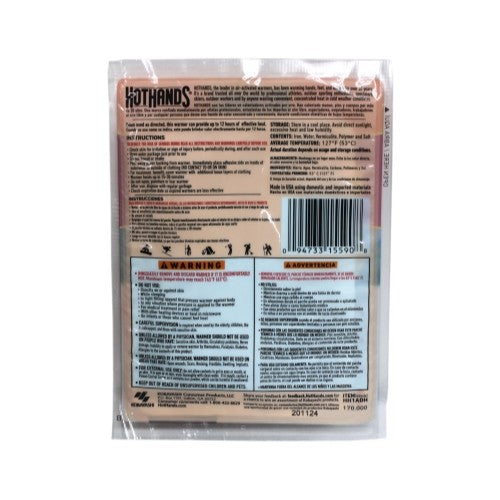 HotHands Supersize Body Warmer Pack of 5 - Up to 12 Hours Heat Adhesive