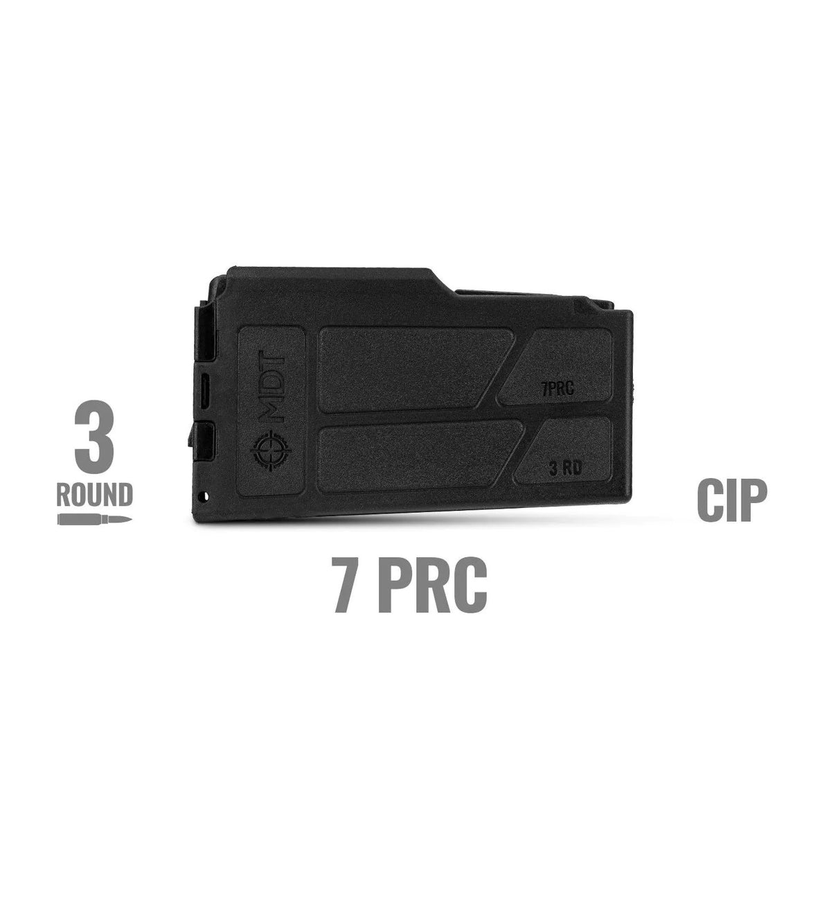7PRC Polymer Magazine - 3 Round, CIP Long Action, Hunting & Shooting