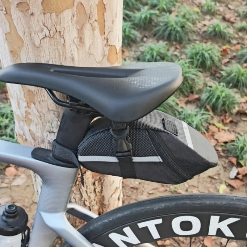 Waterproof Cycling Saddle Bag Reflective Seat Bag for MTB Road Gravel Bikes