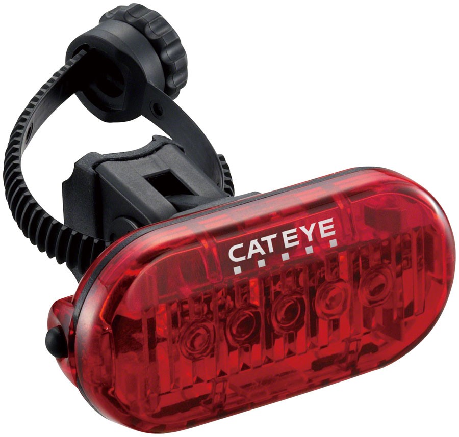 CatEye Omni 5 Rear Bike Taillight with 360° Visibility and Tool-Free Mount