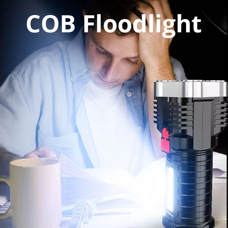 Rechargeable LED Tactical Flashlight for Camping & Outdoor Use