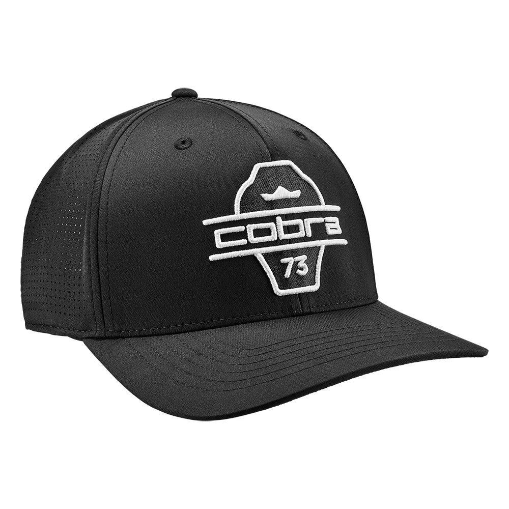Golf Snapback Hat - Black and White Cobra Tour 2026 Cap
