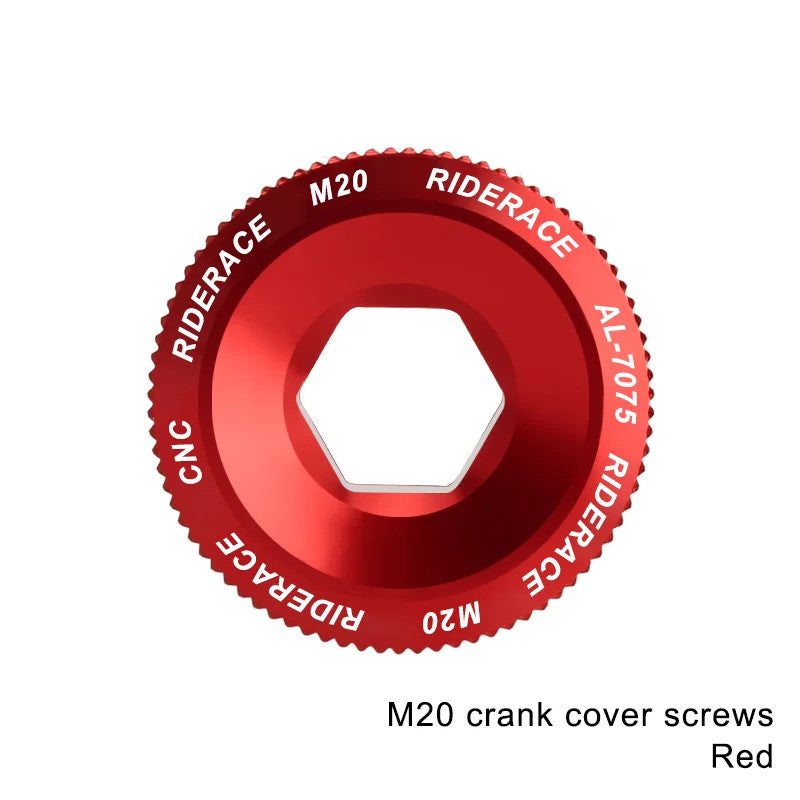 Bike Crank Arm Fixing Bolt Set Aluminum Alloy MTB Road Bike Replacement Caps