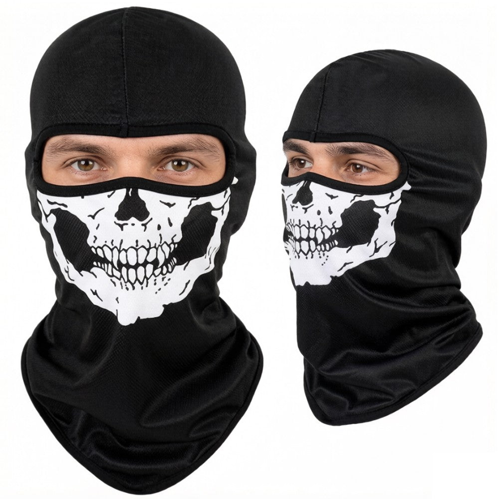 Full Face Balaclava Mask Skull Ghost Headwear for Sports Halloween