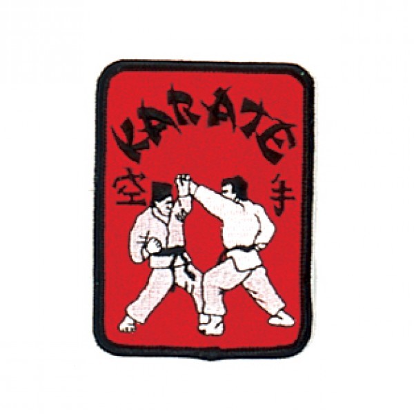 Martial Arts Patch 3.5 Inch Sew-On or Heat-Apply Karate Badge