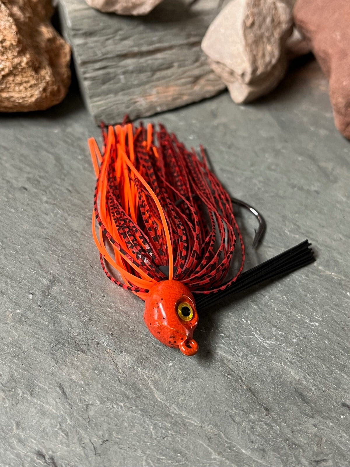 Swim Jigs for Bass Fishing - 2 Pack, Multiple Weights & Mustad Hooks