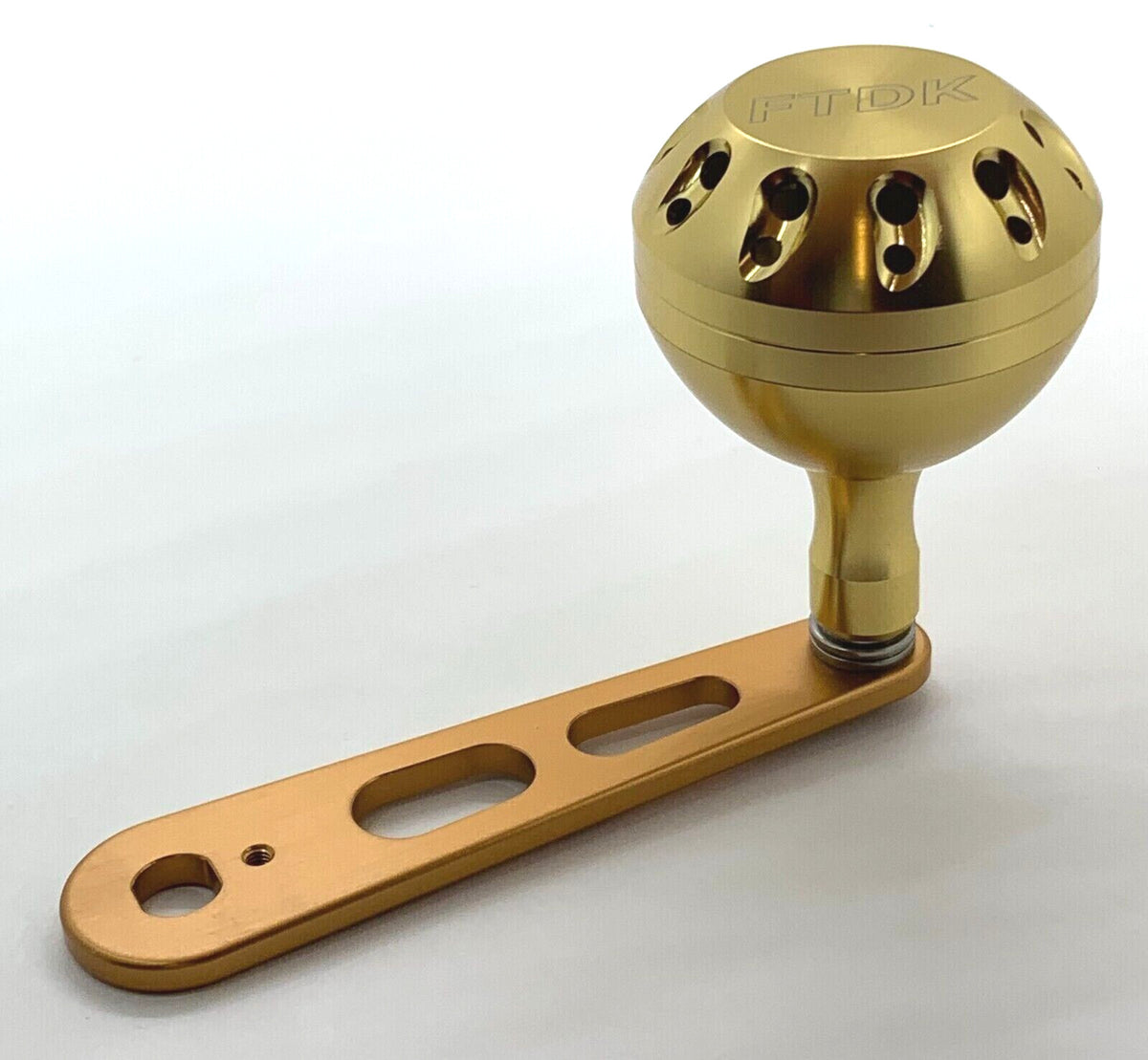 Fishing Reel Handle Kit with 47mm Knob for Saltwater Baitcasting Reels - Custom Aluminum