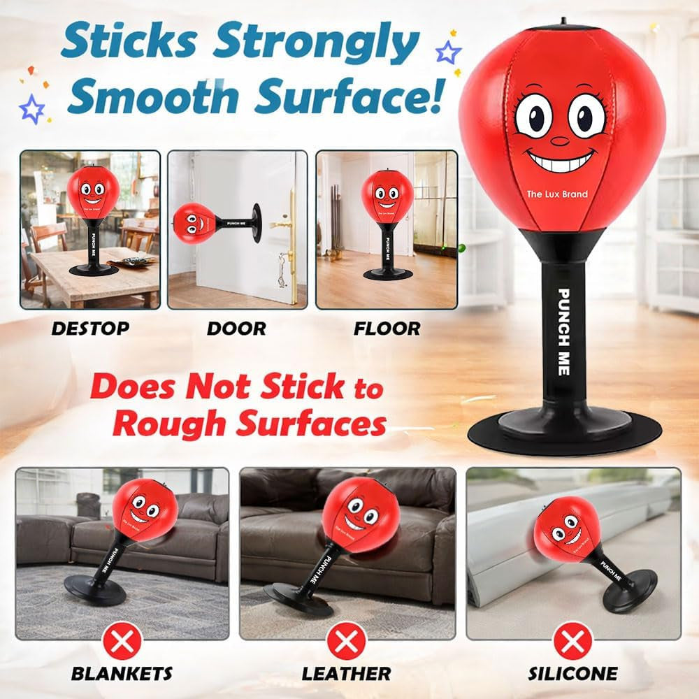 Desktop Punching Bag Stress Relief Boxing Speed Ball Training Equipment