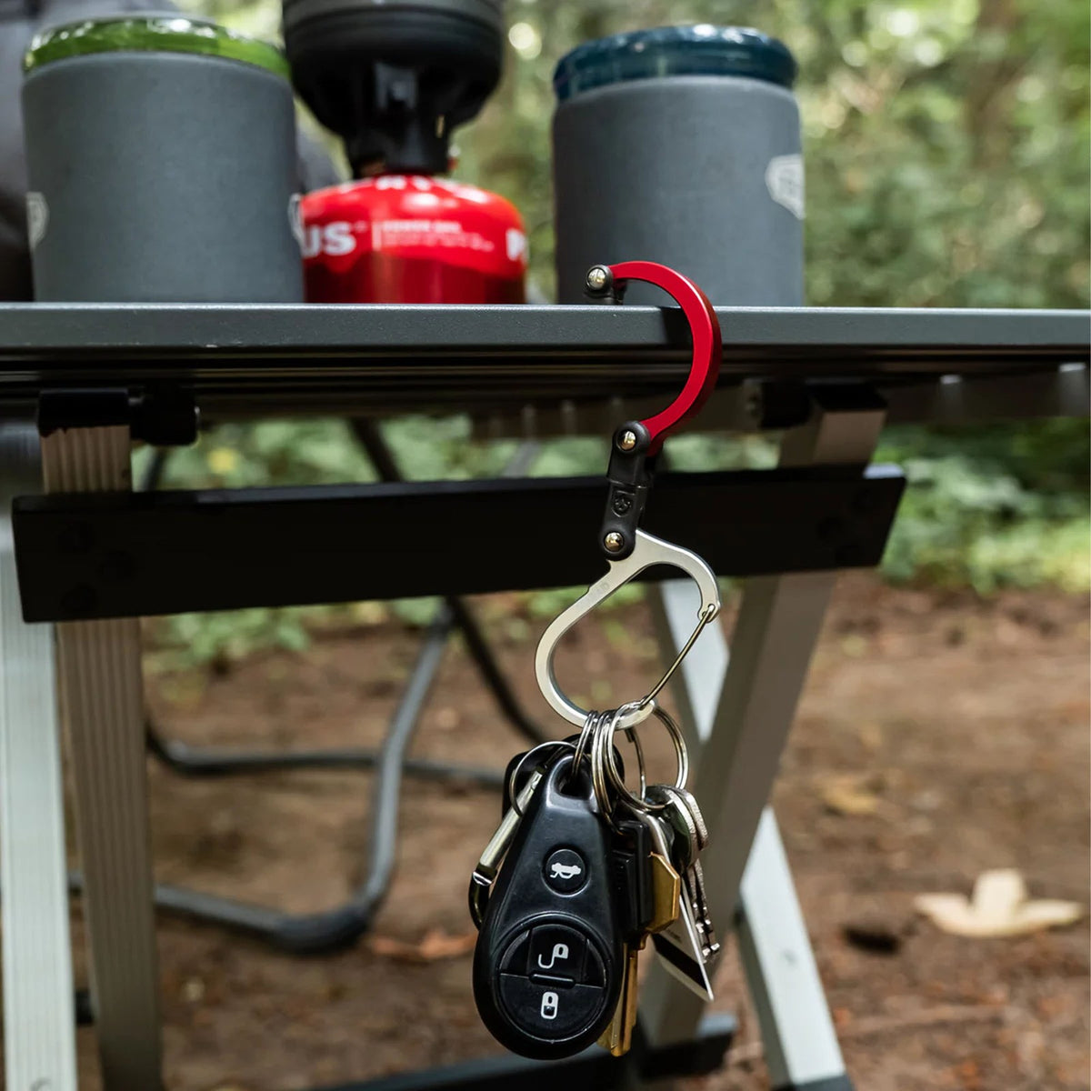 Mini Hybrid Camping Gear Clip - Lightweight Multi-Use Carabiner for Outdoor Adventures