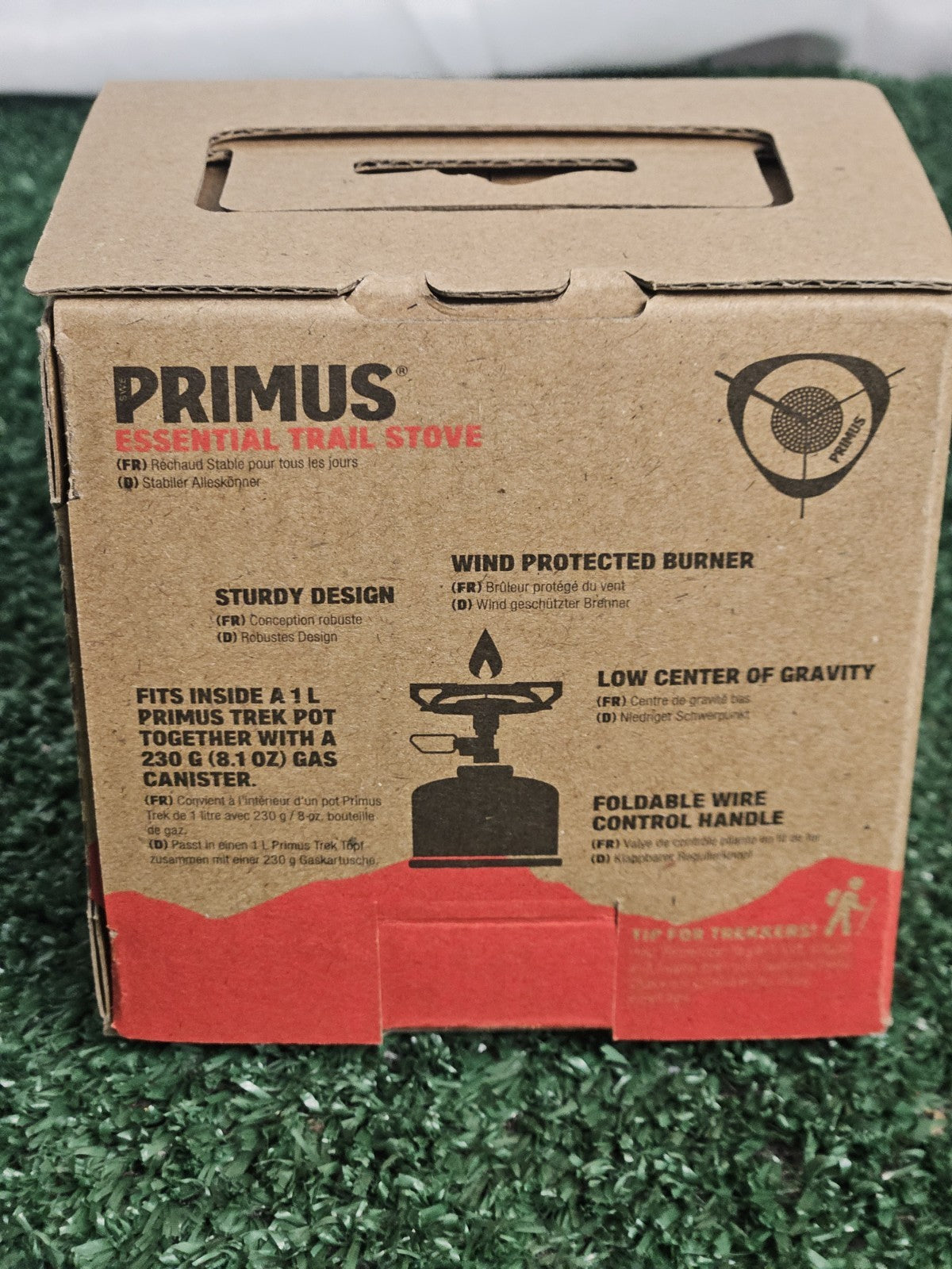 Primus Essential Trail Stove 351110 Compact Lightweight Camping & Bikepacking Stove