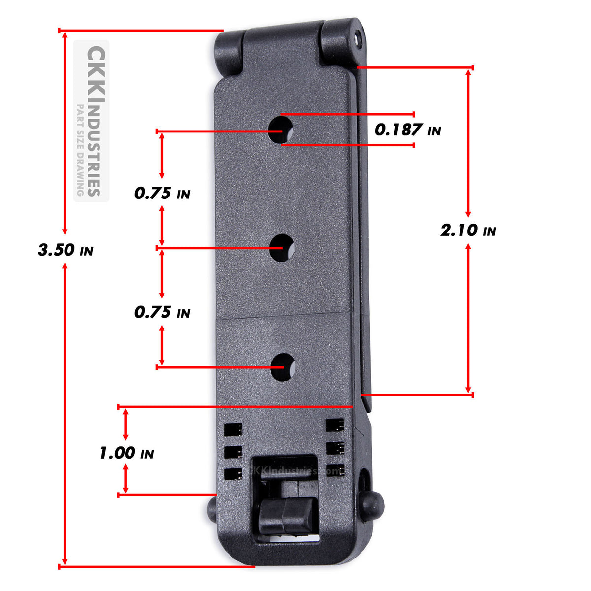 Adjustable Molle Mounting Attachment for Tactical Gear & Load-Bearing Vests