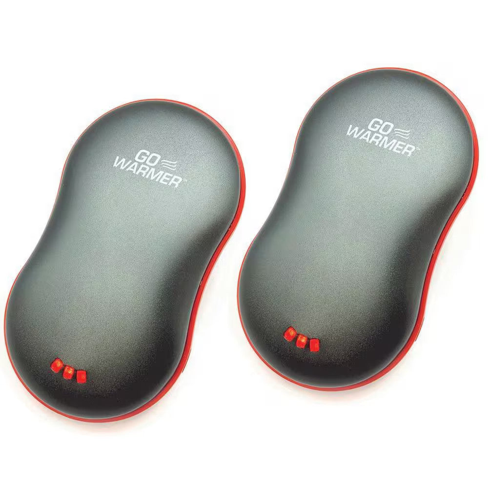 Rechargeable Hand Warmer with Flashlight 2-Pack Portable Heating Device