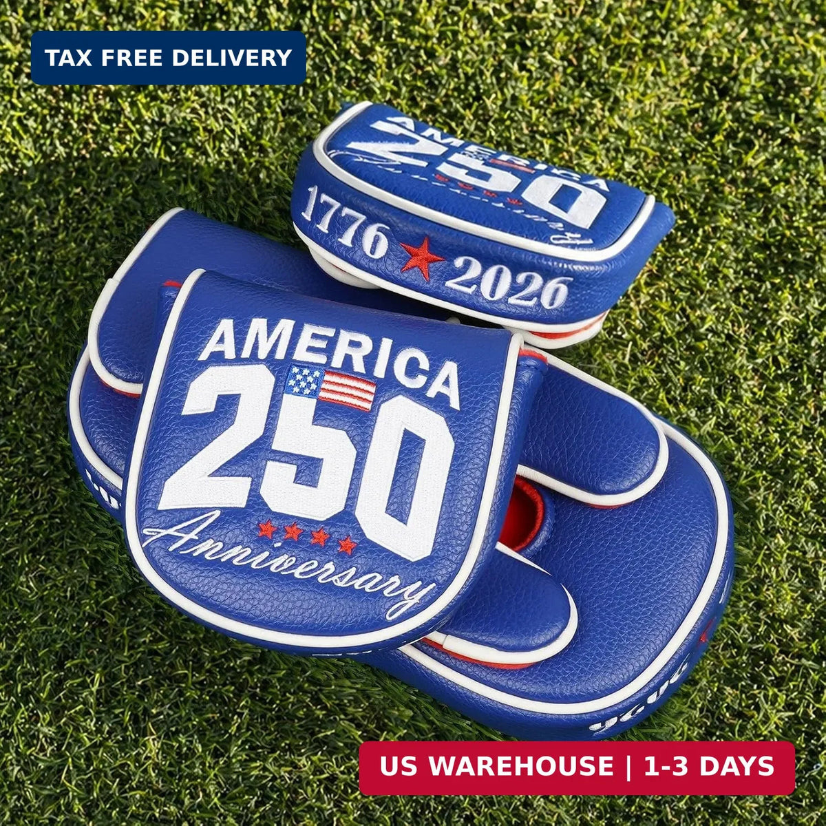 USA 250th Anniversary Golf Putter Cover for LAB DF3 - Patriotic Style