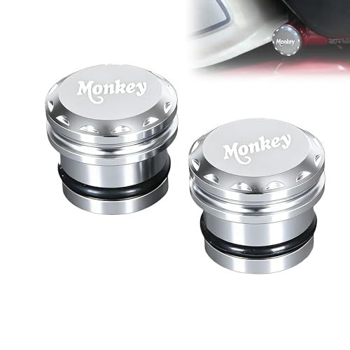 Motorcycle Frame Plugs & Seat Bolts Set for Monkey 125 - Silver