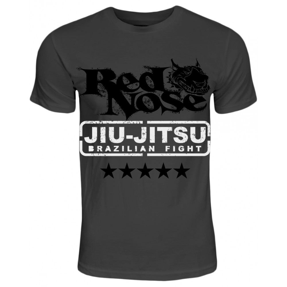 Red Nose 5 Star MMA Fight Shirt - Soft Cotton Martial Arts T-Shirt