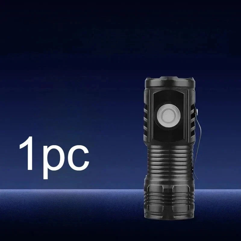 1200000LM USB Rechargeable LED Flashlight - Compact Tactical Torch