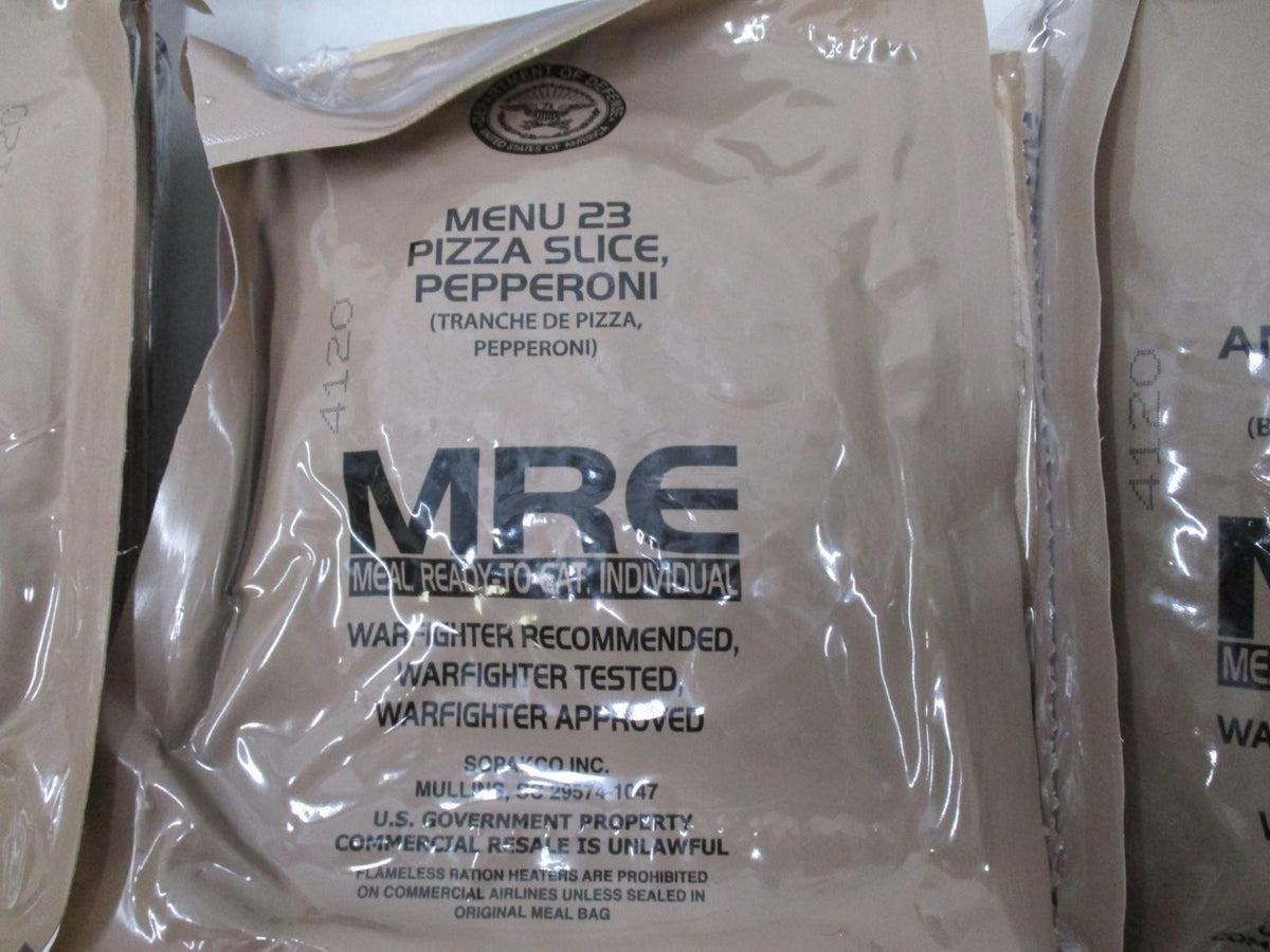 Genuine US Military MRE Meal - Ready-to-Eat, Shelf-Stable, Multiple Flavors