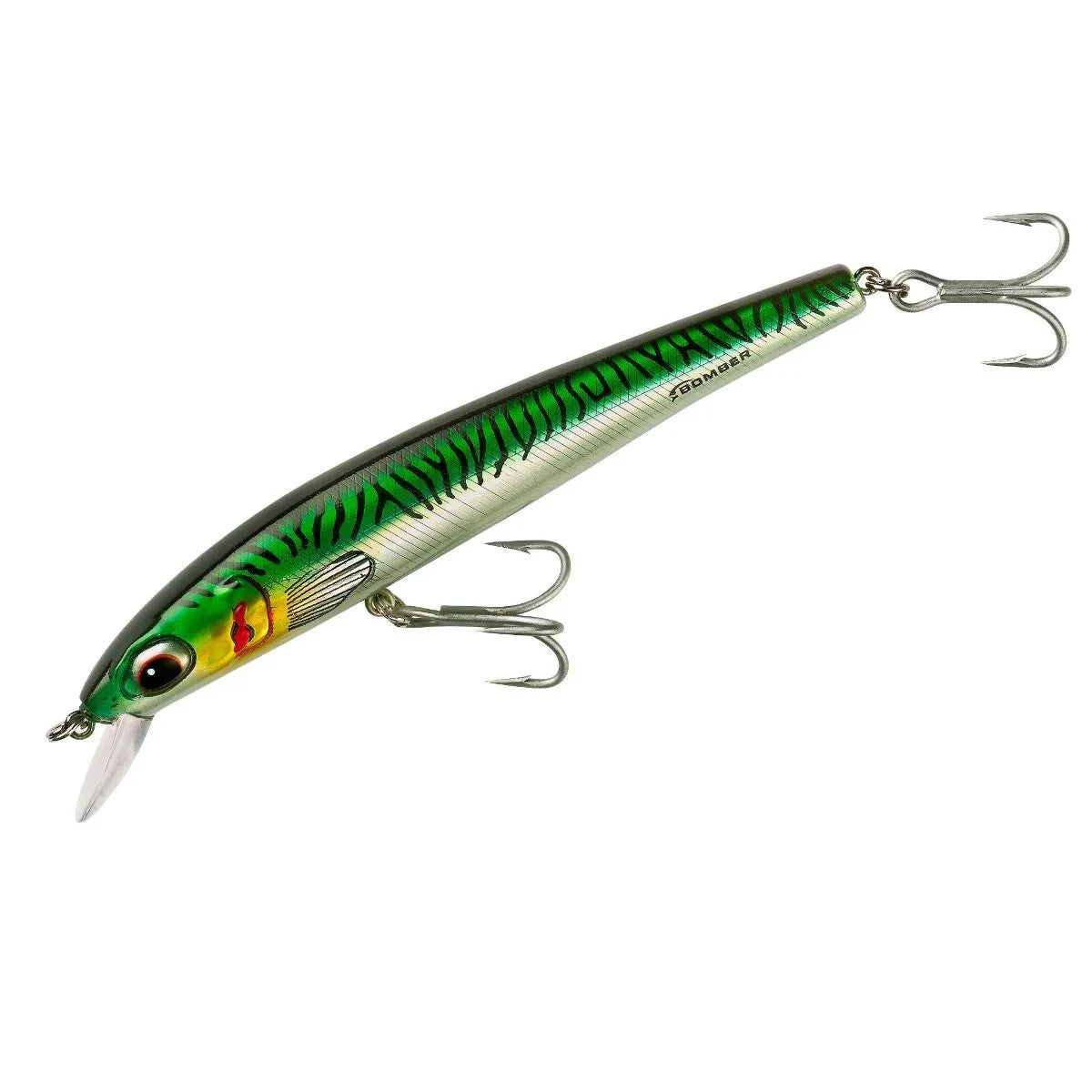 Saltwater Fishing Lure 6-Inch Minnow Crankbait for Offshore Gamefish - Green Mackerel