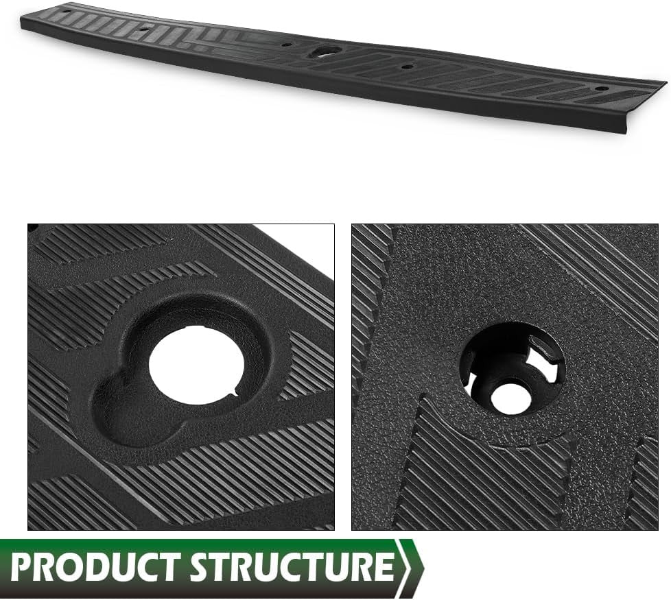 Ford Transit Rear Sill Plate Cargo Van 2015-2023 Heavy Duty Black Accessory