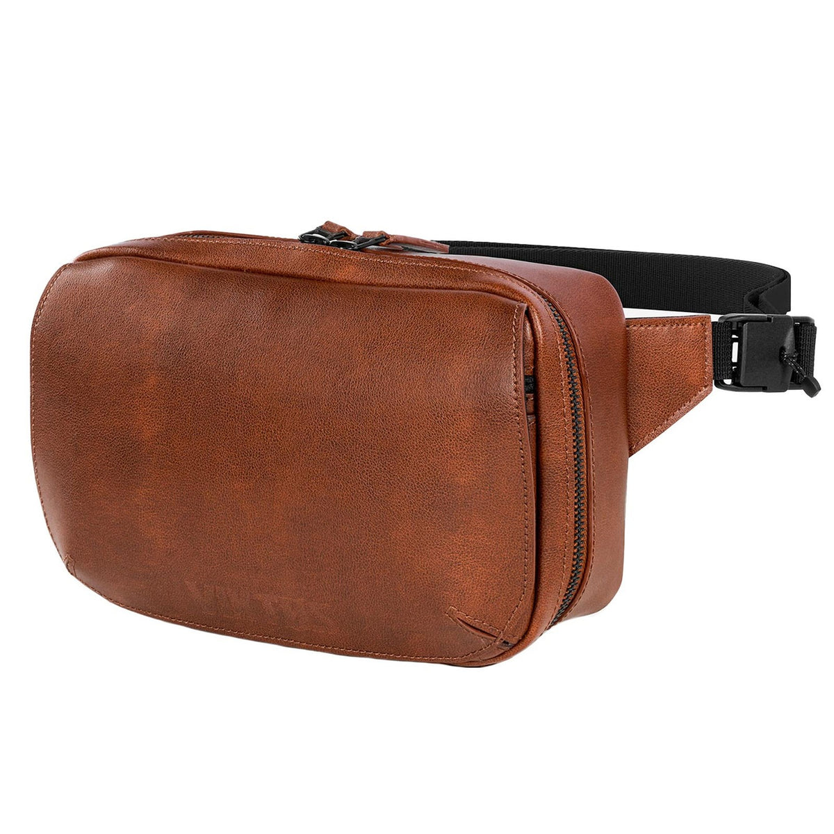 Upscale Leather Hip Pack - Brown