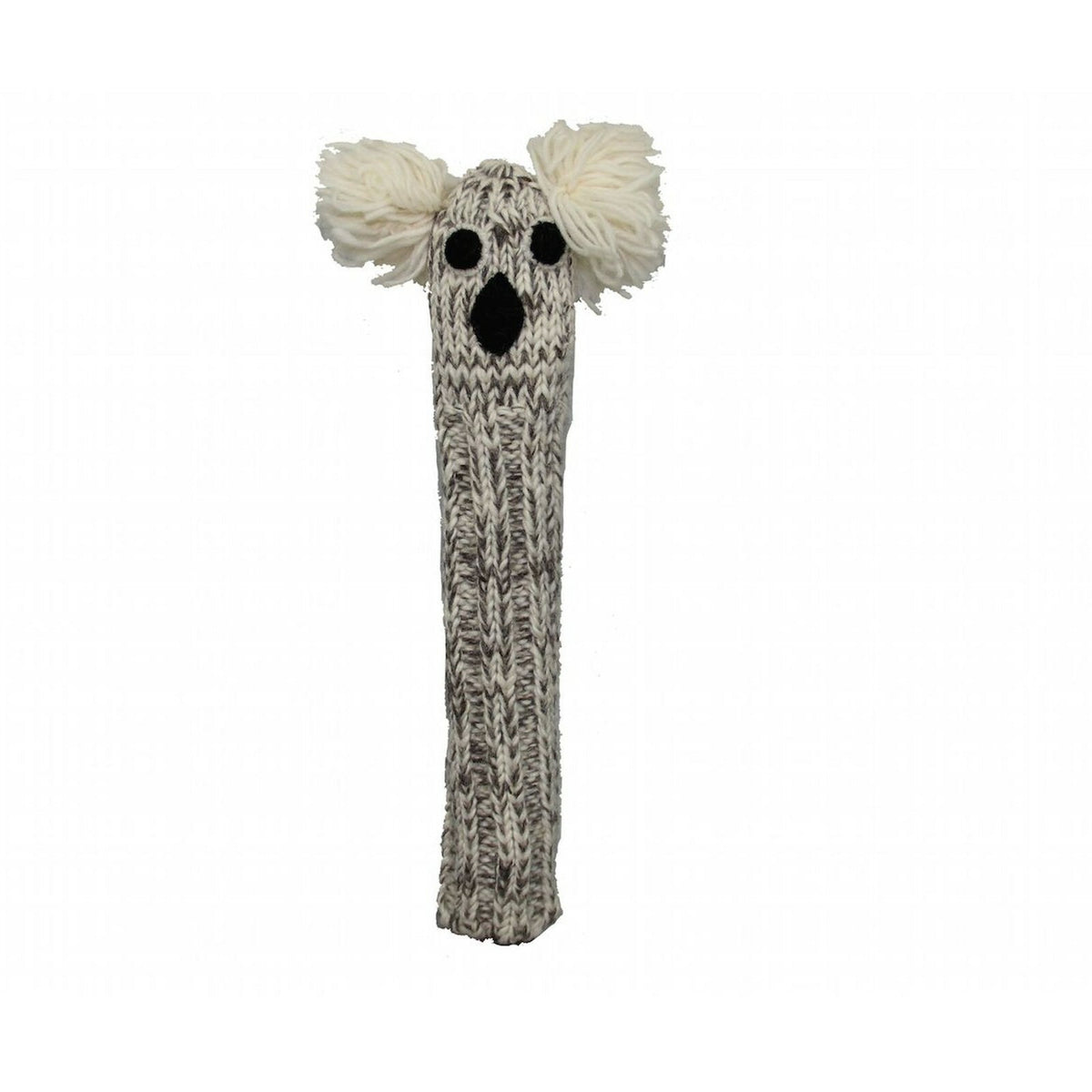 Golf Alignment Stick Cover Wool Animal Knit Golf Accessory Multiple Styles