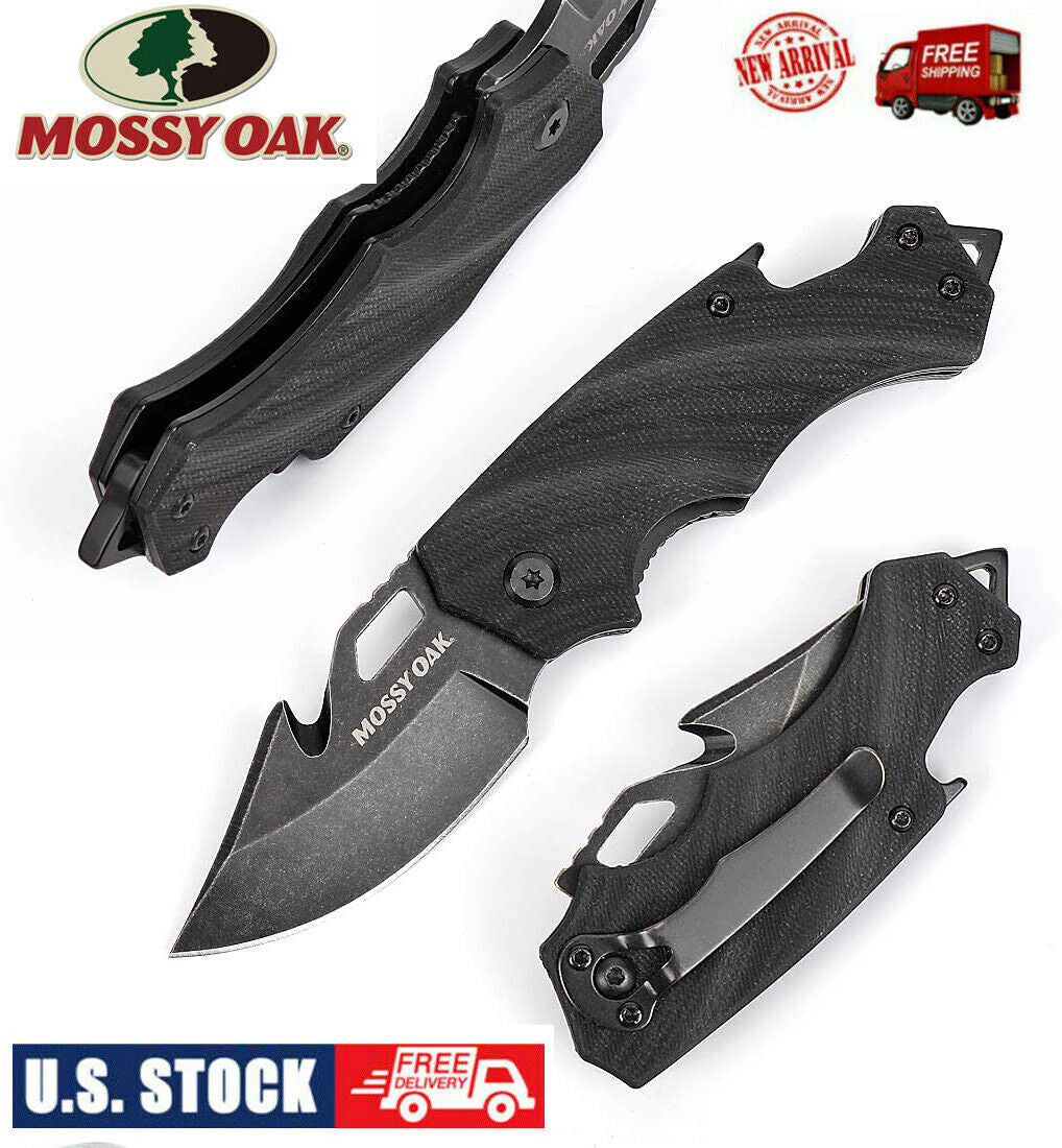 EDC Folding Pocket Knife with Bottle Opener and Glass Breaker, 3CR13 Steel