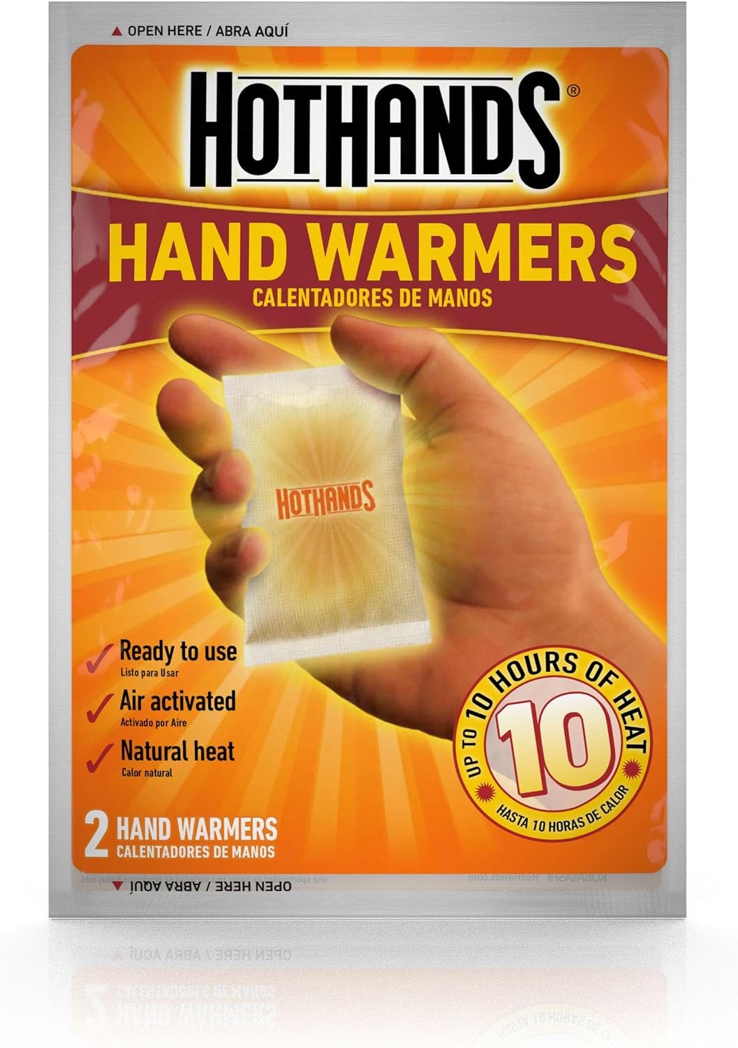 Disposable Hand Warmers Pack - 10 Pairs for Outdoor Winter Activities
