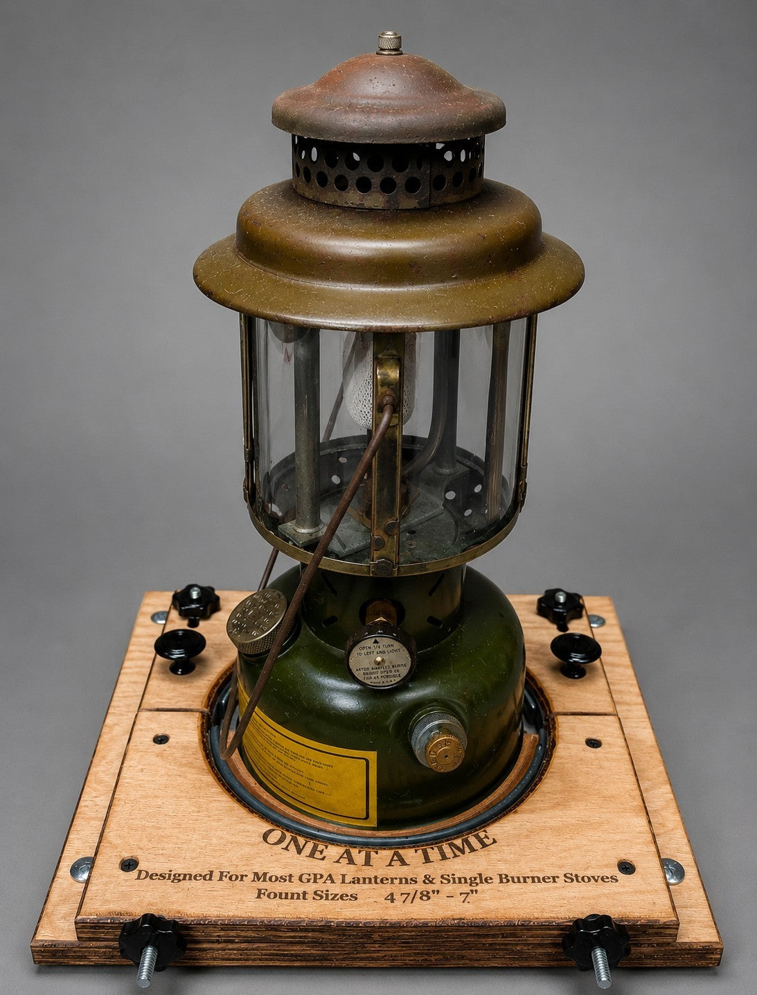 Heavy Duty Lantern and Stove Vise Clamp for Vintage Restoration