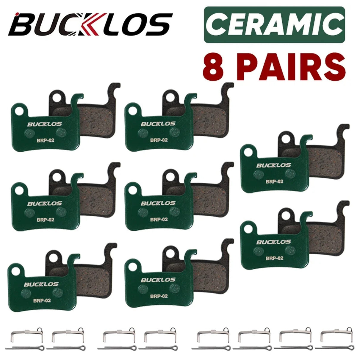 Bike Disc Brake Pads Set for Shimano, ZOOM, M06 M07Ti, M800 - Ceramic