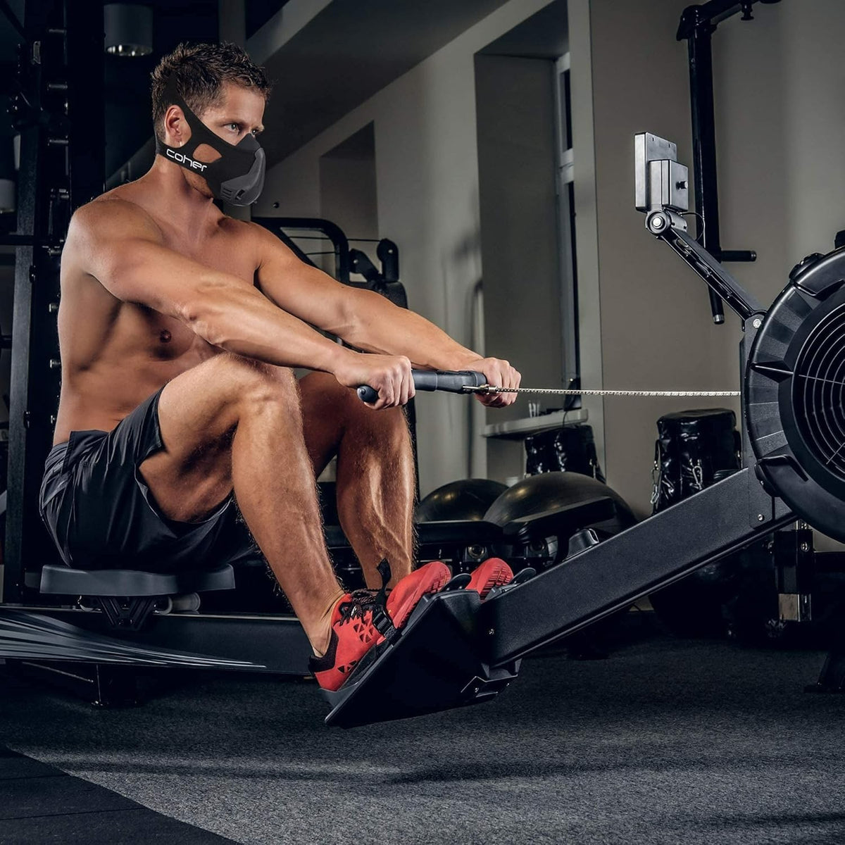 Workout Mask for Men and Women with Adjustable Resistance Levels - Breathing Exercise Mask