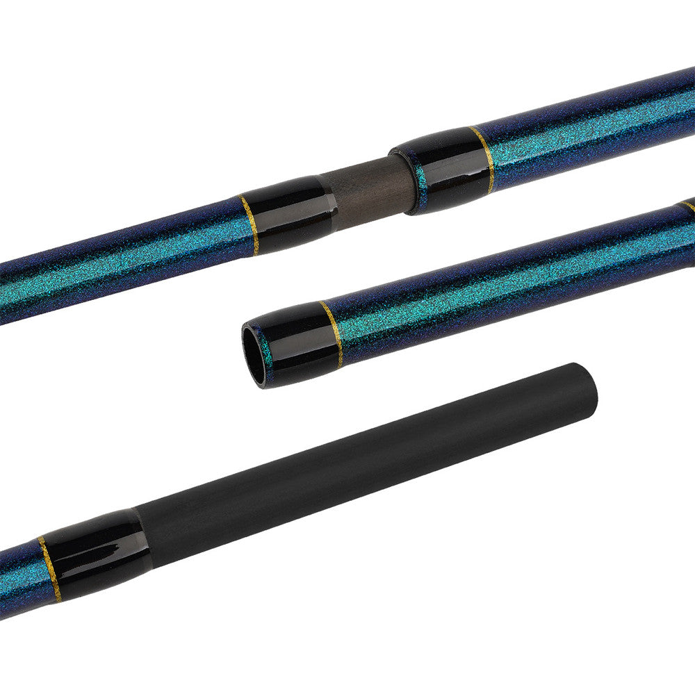 Seawater Boat Fishing Rod 6'6" 10-25lb Spinning & Casting Rod Carbon Solid Tips