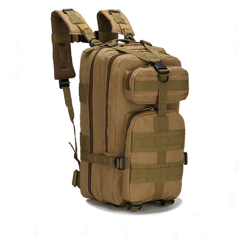Military Tactical 600D Army MOLLE Outdoor Backpack Camping Hiking Survival Bag