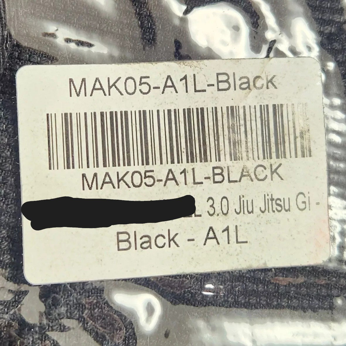 Martial Arts Gi for Jiu Jitsu & Karate - Black, Multiple Sizes