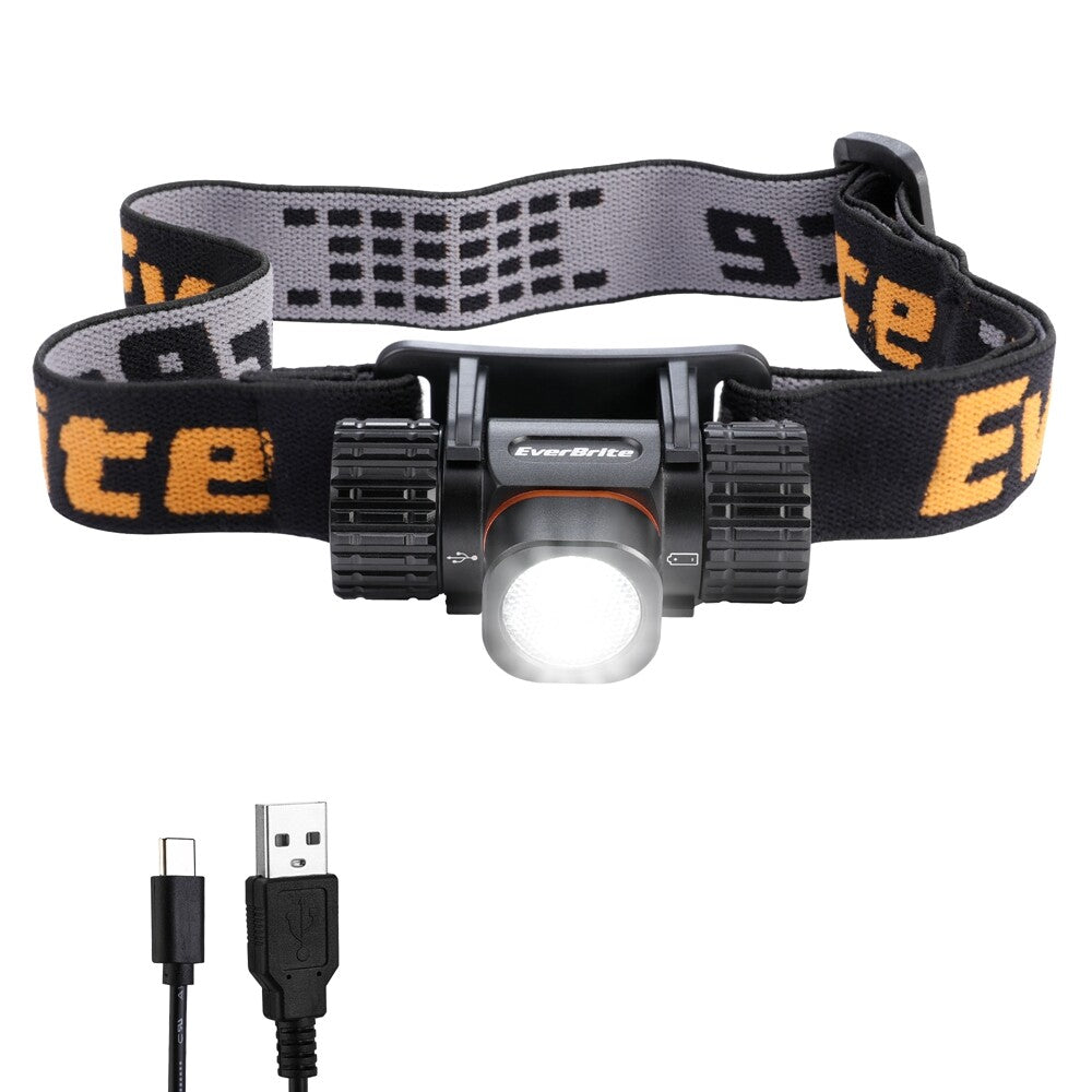 Rechargeable LED Headlamp 500 Lumens with 4 Light Modes and Magnetic Base
