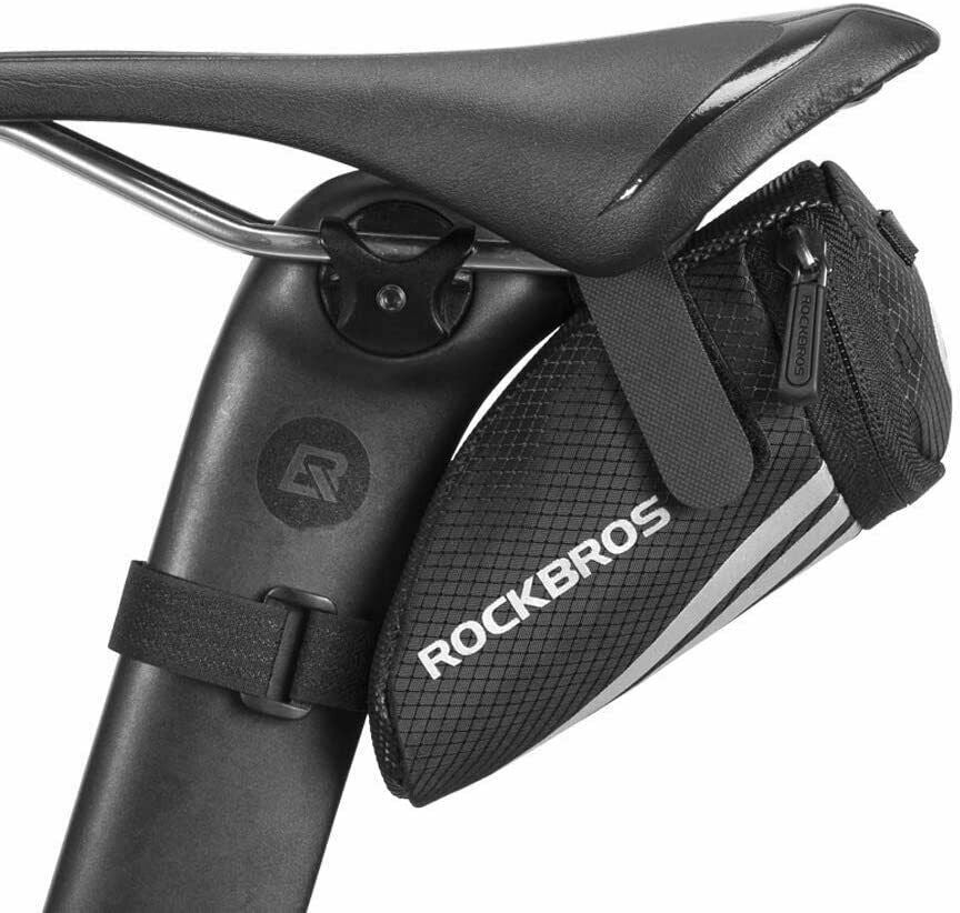 Bike Saddle Bag Waterproof Bicycle Seat Storage Pouch Small & Portable