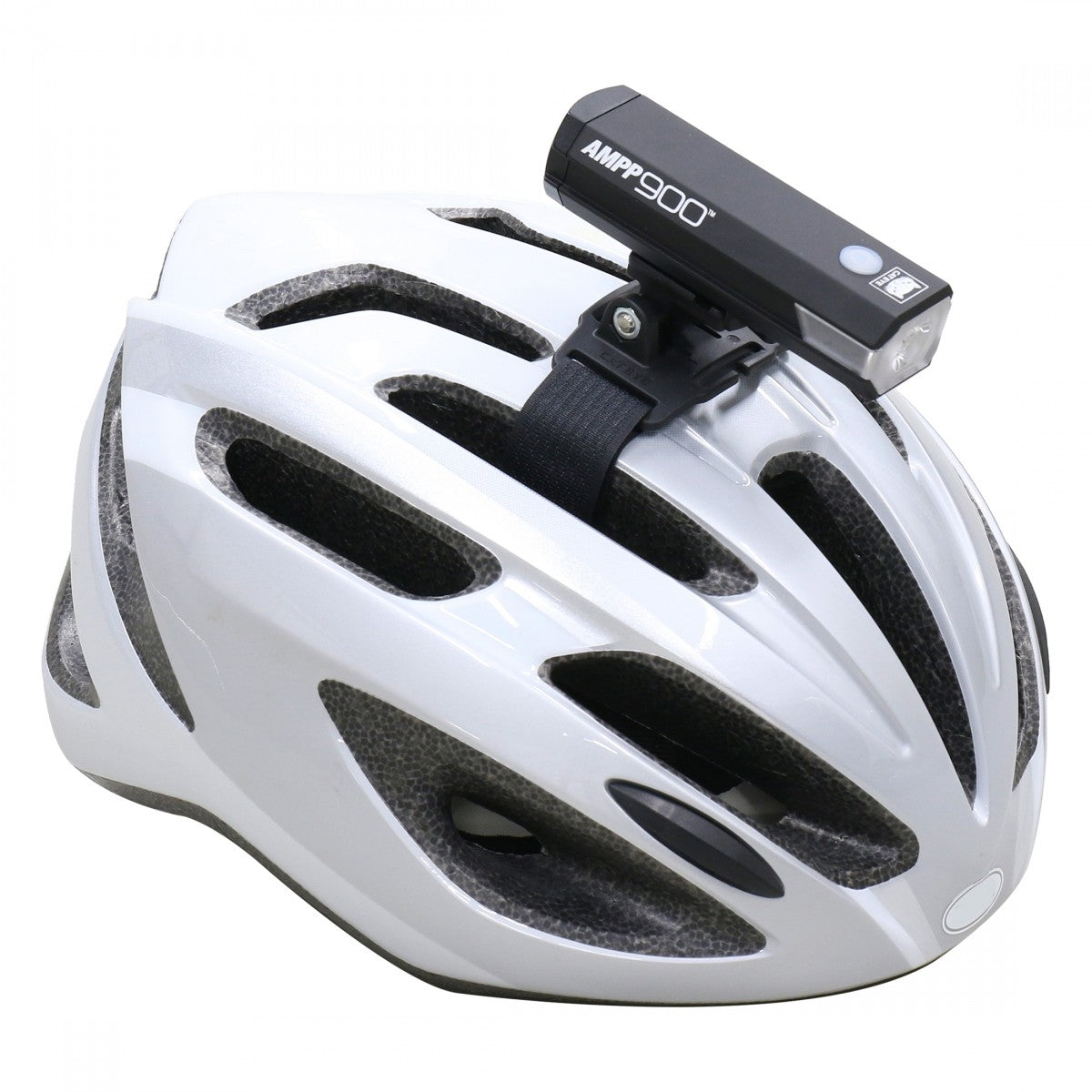 Bike Helmet Mount Light with 900 Lumen USB-C Bike Light & Helmet Adapter
