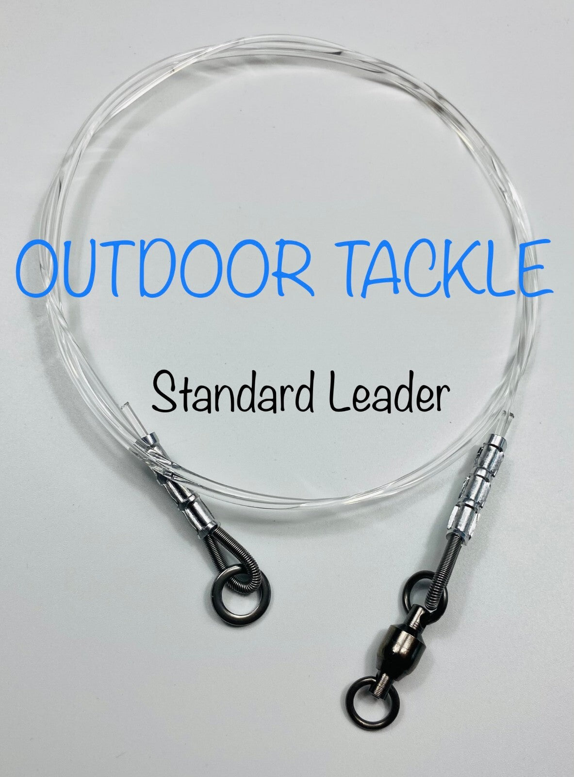 Saltwater Jig Leader Line 5ft Abrasion Resistant Quick Change Fishing Tackle