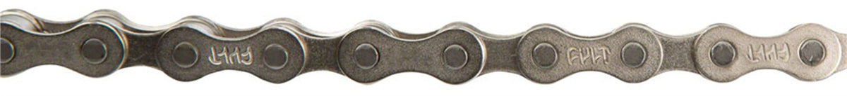 Cult 410 Single Speed Bicycle Chain 1/2 x 1/8 Chrome with Pre-Installed Half Link