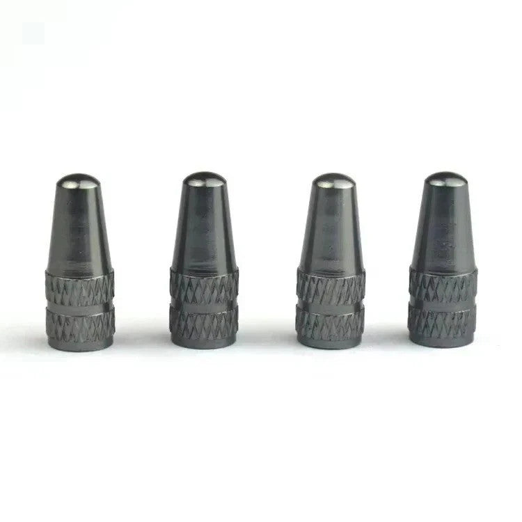 Aluminum Bicycle Valve Caps 4pcs - MTB Road Bike Dust Covers Cycling Accessories