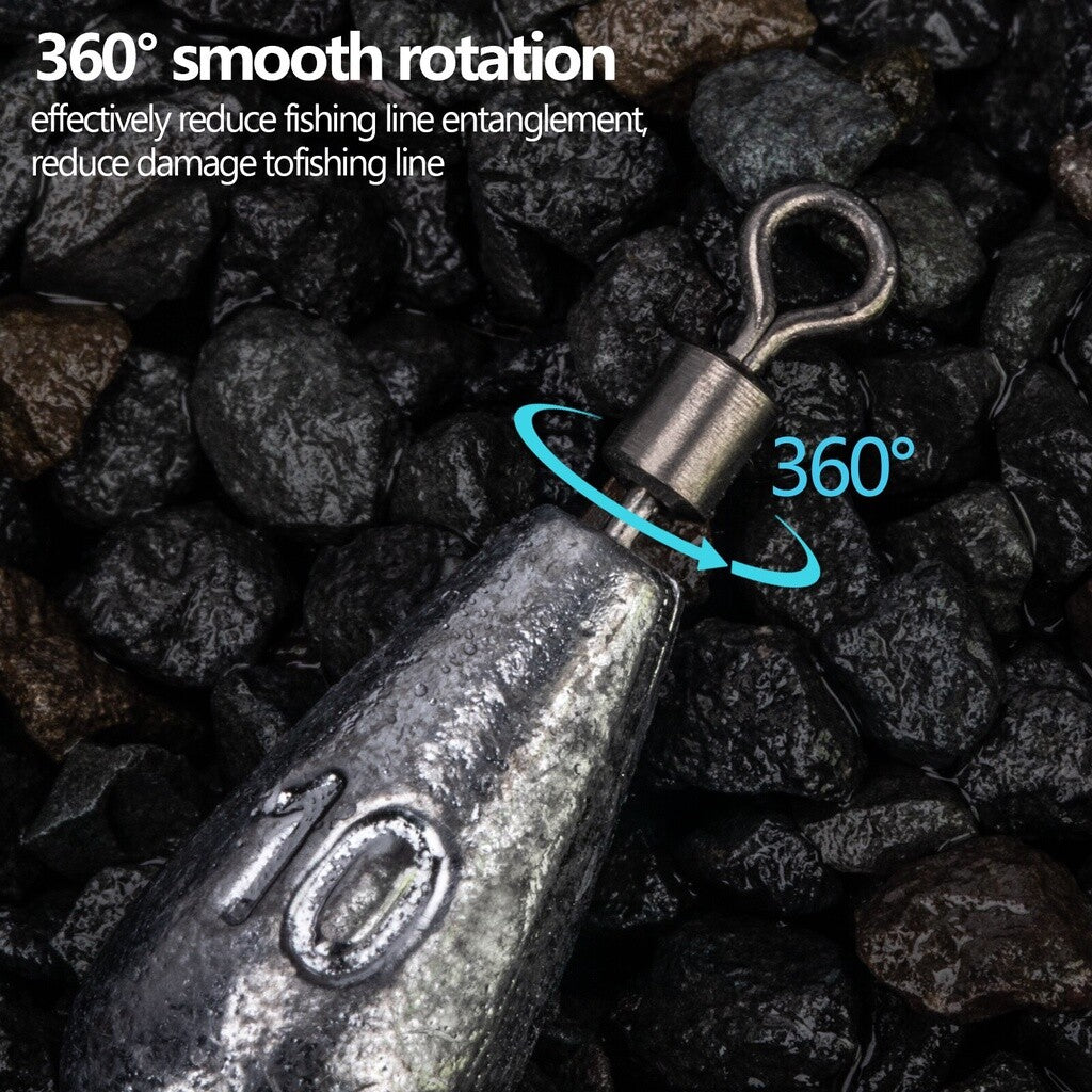 28pcs Fishing Sinkers Kit Lead Drop Shot Weights for Bass Casting and Vertical Fishing