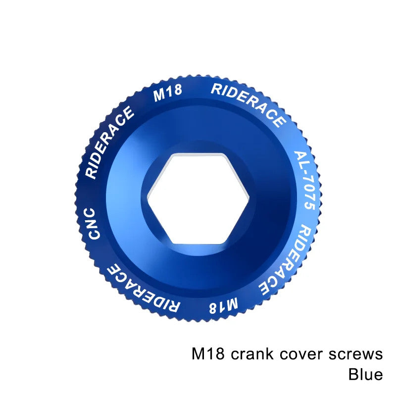 Bike Crank Arm Fixing Bolt Set Aluminum Alloy MTB Road Bike Replacement Caps