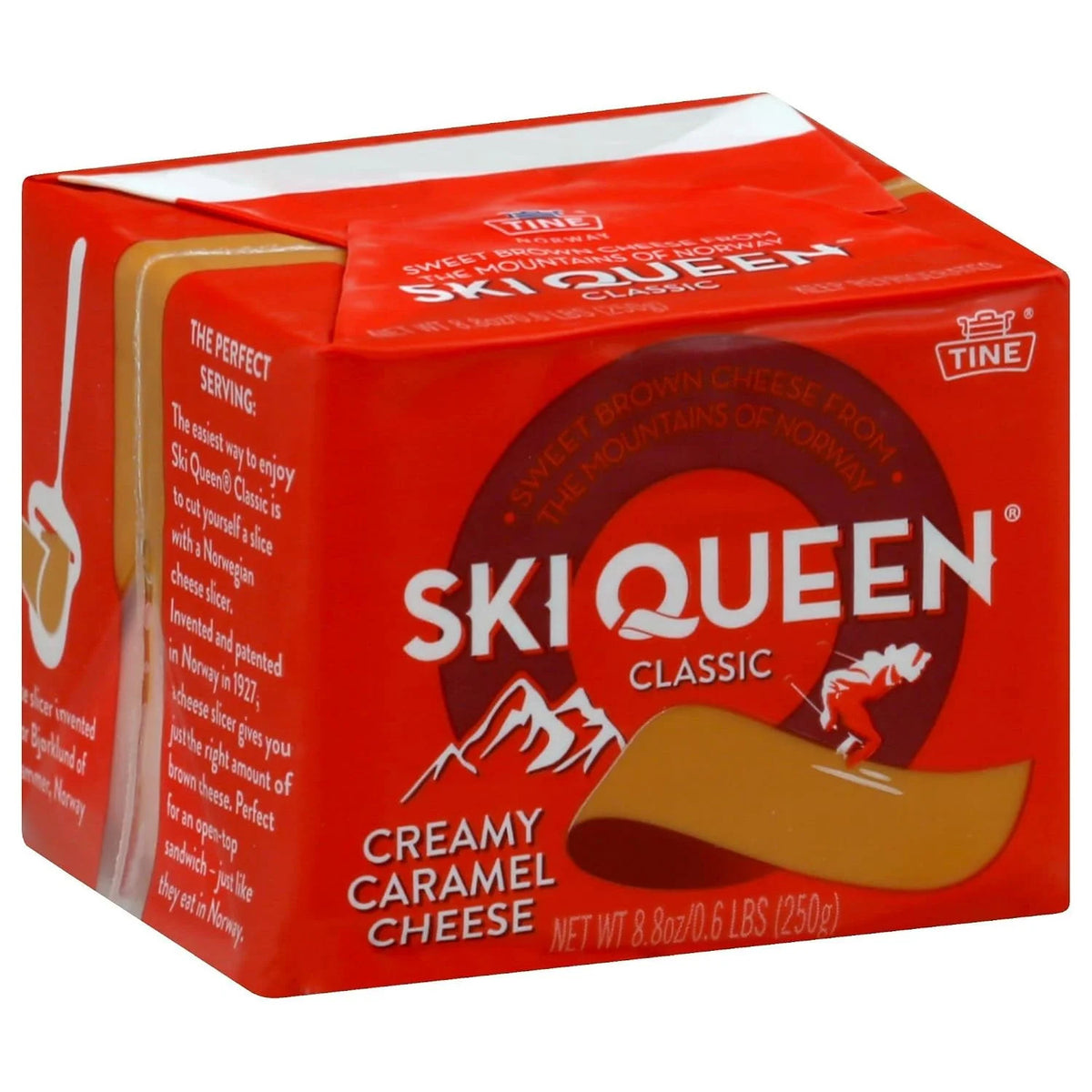 Gjetost Cheese - Traditional Norwegian Brown Cheese, 8.8 oz