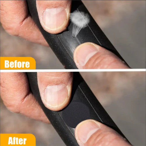 Glueless Bicycle Tire Patches Repair Kit - Self-Adhesive Inner Tube Fix