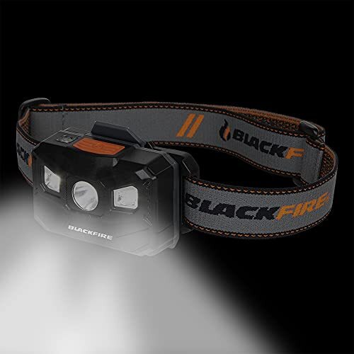Rechargeable LED Headlamp with Auto-Off and Multiple Modes – Spot & Flood Light