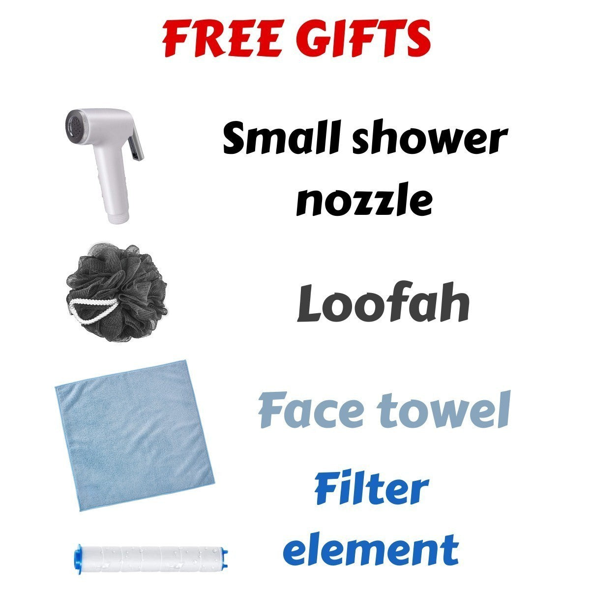 Portable Camping Shower with Water Heater, 8000mAh Rechargeable Pump