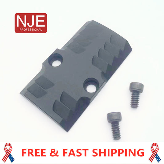 Aluminum RMR Cover Plate for 17 19 26 Slide - Black Anodized