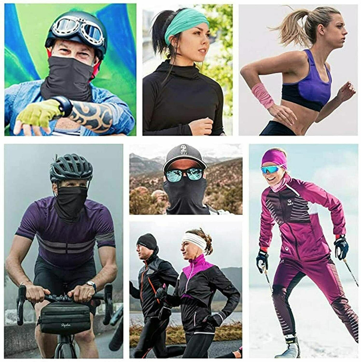 Winter Face Mask Skull Balaclava for Motorcycle Biking Sports, Multiple Designs