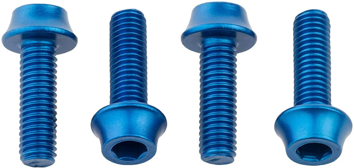 Lightweight Alloy Bottle Cage Bolts Set - M5x15mm Cycling Accessories